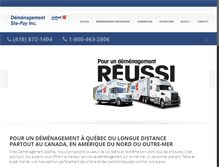 Tablet Screenshot of demenagementstefoy.com